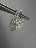 ESTATE 16.85CT DIAMOND & GREEN AMETHYST 18KW GOLD MARQUISE FLOWER CLIP EARRINGS