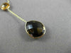 ANTIQUE 13.0CTW AAA MULTI COLOR GEM BY THE YARD 14KT YELLOW GOLD LARIAT NECKLACE