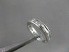ANTIQUE .83CTW DIAMOND FILIGREE ETERNITY WEDDING PLATINUM ANNIVERSARY RING #3290
