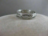 ANTIQUE .83CTW DIAMOND FILIGREE ETERNITY WEDDING PLATINUM ANNIVERSARY RING #3290