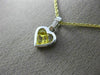 1.60CT DIAMOND & AAA YELLOW SAPPHIRE 14K WHITE GOLD INVISIBLE HEART LOVE PENDANT