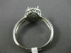 .70CT ROUND DIAMOND 14K WHITE GOLD DOUBLE HALO SEMI MOUNT ENGAGEMENT RING #2605