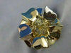 ANTIQUE 14 KT YELLOW GOLD PIN / BROOCH. DEPICTS FAN LIKE FLOWER BUNCH / SHEAVES