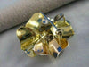 ANTIQUE 14 KT YELLOW GOLD PIN / BROOCH. DEPICTS FAN LIKE FLOWER BUNCH / SHEAVES