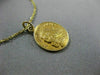 ANTIQUE 14KT YELLOW GOLD HANDCRAFTED SAINT JUDE THADDEUS PENDANT & CHAIN #24987