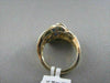 ANTIQUE WIDE 1.87CT DIAMOND & AAA SAPPHIRE 18KT YELLOW GOLD WOVEN FUN RING