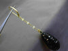 ANTIQUE 98.70CT OLD MINE DIAMOND & SMOKY TOPAZ 14KT YELLOW GOLD EARRINGS #20691