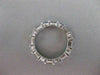 ANTIQUE PLATINUM 1.06CTW ROUND BAGUETTE DIAMOND ETERNITY ANNIVERSARY RING #20014