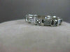 ANTIQUE PLATINUM 1.06CTW ROUND BAGUETTE DIAMOND ETERNITY ANNIVERSARY RING #20014