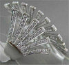 ANTIQUE 18KT GOLD WIDE FILIGREE TALL PYRAMID 3D 1.83CT DIAMOND RING