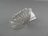 ANTIQUE 18KT GOLD WIDE FILIGREE TALL PYRAMID 3D 1.83CT DIAMOND RING