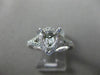 0.39CT DIAMOND 18K WHITE GOLD SEMI ETERNITY PEAR SHAPE SEMI MOUNT ENGAGEMENT RING