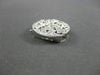 ANTIQUE .31CT DIAMOND 18KT WHITE GOLD ROUND FILIGREE PEARL LOCK AMAZING!! #11716