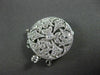 ANTIQUE .31CT DIAMOND 18KT WHITE GOLD ROUND FILIGREE PEARL LOCK AMAZING!! #11716