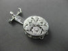 ANTIQUE .31CT DIAMOND 18KT WHITE GOLD ROUND FILIGREE PEARL LOCK AMAZING!! #11716