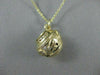 ANTIQUE 14KT YELLOW GOLD FILIGREE STRIKING BEAR JAR PENDANT ONE OF A KIND #22534