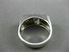 ANTIQUE .60CT OLD MINE ROUND DIAMOND 14KT WHITE GOLD BEZEL PROMISE RING #21535
