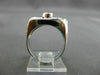 ANTIQUE .60CT OLD MINE ROUND DIAMOND 14KT WHITE GOLD BEZEL PROMISE RING #21535