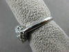 ANTIQUE .65CT ROUND DIAMOND 14KT WHITE GOLD FILIGREE ETOILE MATTE RING #21031