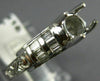 ANTIQUE .60CT DIAMOND 18KT WHITE GOLD FILIGREE SEMI MOUNT ENGAGEMENT RING #23415
