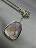 LARGE 12.8CT WHITE & BLUE DIAMOND & AAA AMETHYST 14K WHITE GOLD HANGING EARRINGS