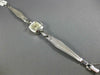 ANTIQUE ART DECO LONGINES 14KT WHITE GOLD 3D SQUARE CLASSIC LADIES WATCH #19038