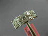 WIDE .95CT DIAMOND 18KT WHITE GOLD ROUND & BAGUETTE SQUARE HALO ANNIVERSARY RING