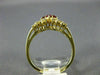 ANTIQUE .50CT DIAMOND & AAA RUBY 14KT YELLOW GOLD LOVE KNOT FILIGREE RING #21314