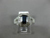1.30CT DIAMOND & AAA SAPPHIRE 14KT WHITE GOLD 3D HALO FILIGREE ENGAGEMENT RING