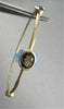 ANTIQUE HAMMER LOOK 9MM 2.7CT SMOKY TOPAZ 14KT YELLOW GOLD BANGLE ONE OF A KIND