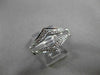 ANTIQUE WIDE .18CT OLD MINE DIAMOND 14KT WHITE GOLD PAVE INSERT RING #22030