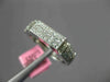 .75CT DIAMOND 18KT WHITE GOLD 3D PRINCESS INVISIBLE RECTANGULAR ANNIVERSARY RING