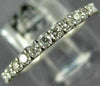 .40CT DIAMOND 18K WHITE GOLD 3D ROUND COMFORT FIT SEMI ETERNITY ANNIVERSARY RING