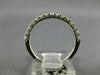 .40CT DIAMOND 18K WHITE GOLD 3D ROUND COMFORT FIT SEMI ETERNITY ANNIVERSARY RING