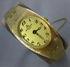 ANTIQUE JAEGER LECOULTRE 14KT YELLOW GOLD 3D OVAL SWISS CLASSIC WATCH #2305