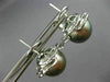 ESTATE LARGE .60CT DIAMOND & AAA TAHITIAN PEARL 18KT WHITE GOLD CLIP ON EARRINGS