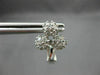 ESTATE LARGE .72CT DIAMOND 14K WHITE GOLD FLOWER CLUSTER CLIP ON EARRINGS #11499