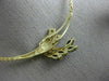 ANTIQUE 1.20CT DIAMOND & AAA SAPPHIRE 14K YELLOW GOLD 3D MARQUISE NECKLACE #2690