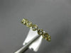 ESTATE .11CT DIAMOND 14K YELLOW GOLD ETOILE BEZEL SEMI ETERNITY ANNIVERSARY RING