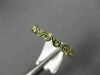 ESTATE .11CT DIAMOND 14K YELLOW GOLD ETOILE BEZEL SEMI ETERNITY ANNIVERSARY RING