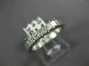 ESTATE .50CT PRINCESS CUT DIAMOND 14KT WHITE GOLD 5 STONE ANNIVERSARY RING 19278