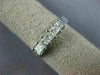 ESTATE .50CT PRINCESS CUT DIAMOND 14KT WHITE GOLD 5 STONE ANNIVERSARY RING 19278