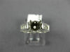 ANTIQUE .40CT DIAMOND 18KT WHITE GOLD 3D ROUND SEMI MOUNT ENGAGEMENT RING #22417