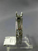 ANTIQUE .40CT DIAMOND 18KT WHITE GOLD 3D ROUND SEMI MOUNT ENGAGEMENT RING #22417
