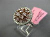 ESTATE WIDE 1.74CT WHITE & PINK DIAMOND 18KT WHITE & ROSE GOLD ANNIVERSARY RING