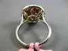 ESTATE WIDE 1.74CT WHITE & PINK DIAMOND 18KT WHITE & ROSE GOLD ANNIVERSARY RING