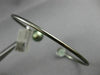 ESTATE .14CT BLACK DIAMOND & AAA TAHITIAN PEARL 18KT BLACK GOLD BANGLE BRACELET