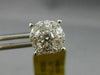 ESTATE LARGE 1.38CT DIAMOND 18K WHITE GOLD FLOWER HEART SHAPE LOVE STUD EARRINGS