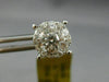 ESTATE LARGE 1.38CT DIAMOND 18K WHITE GOLD FLOWER HEART SHAPE LOVE STUD EARRINGS