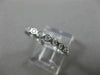 ESTATE .46CT DIAMOND 14KT WHITE GOLD 3D BEZEL ETERNITY WEDDING ANNIVERSARY RING